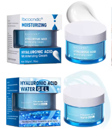 Crema hidratante facial con ácido hialurónico y salicílico